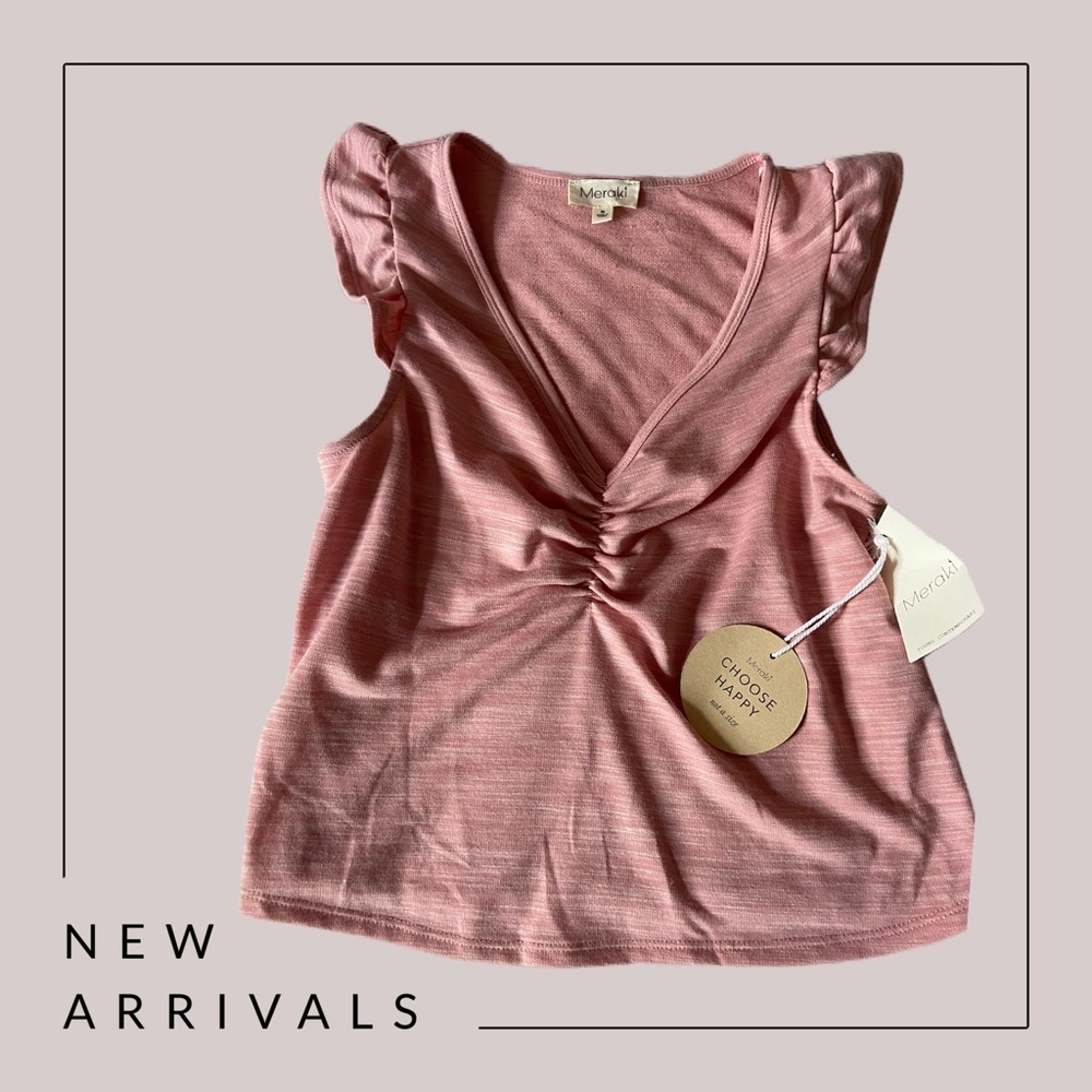 NWT Meraki mauve top in size M